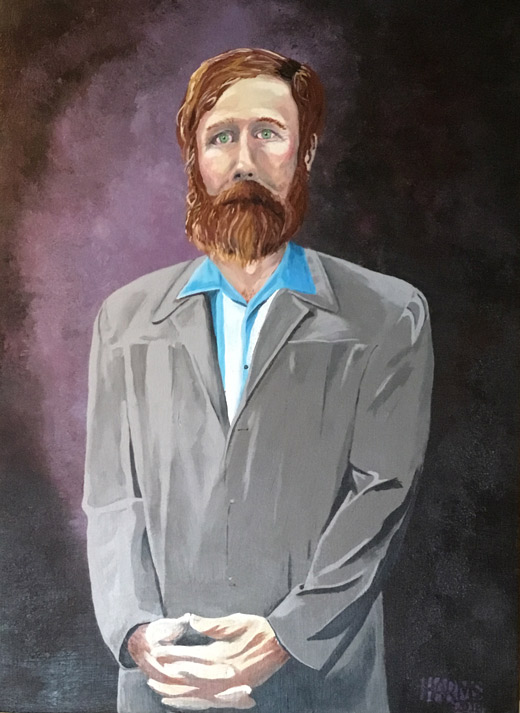 Painting of Craig Crossland by Chad Harms